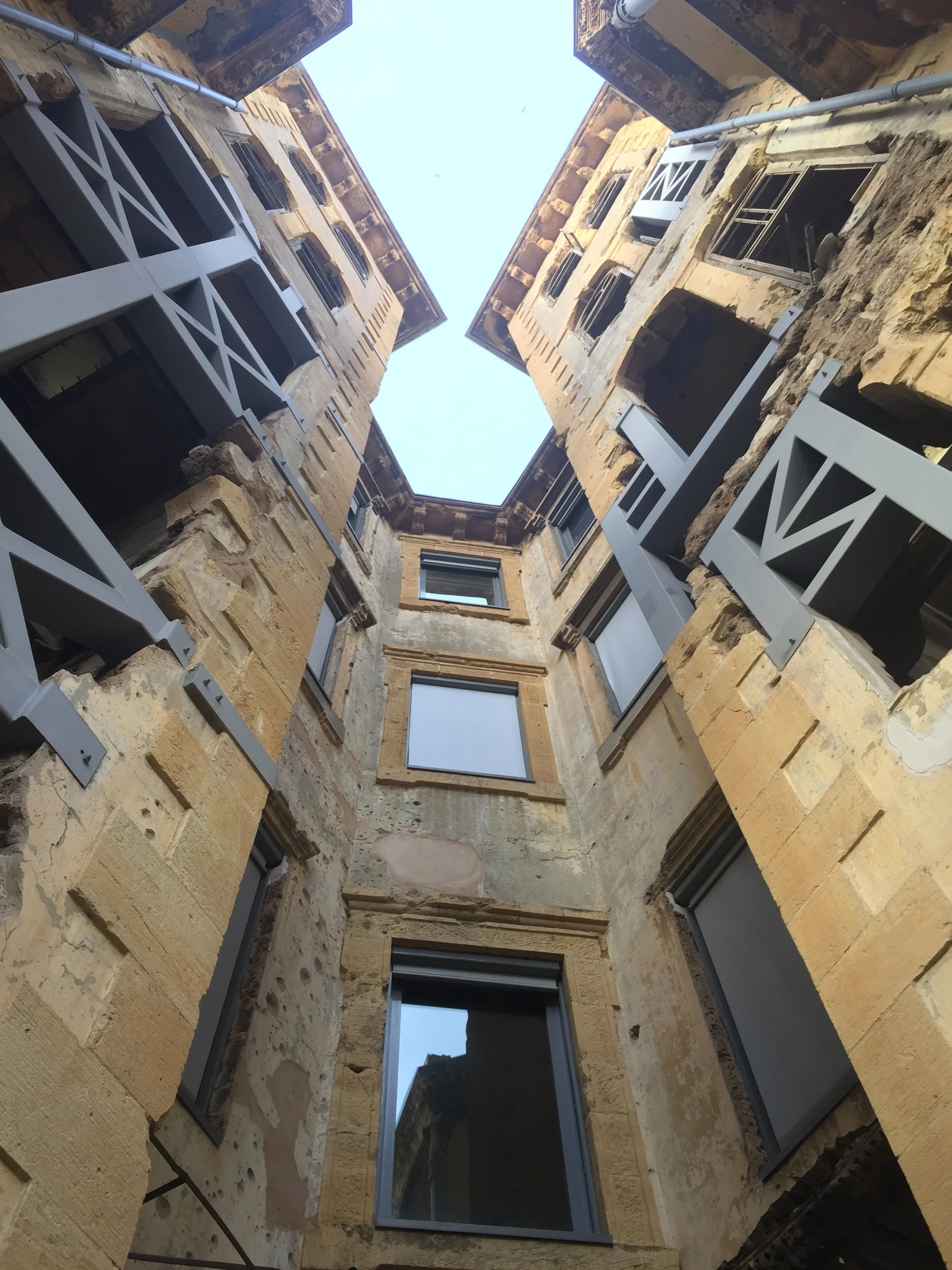 Architectural detail of a European city